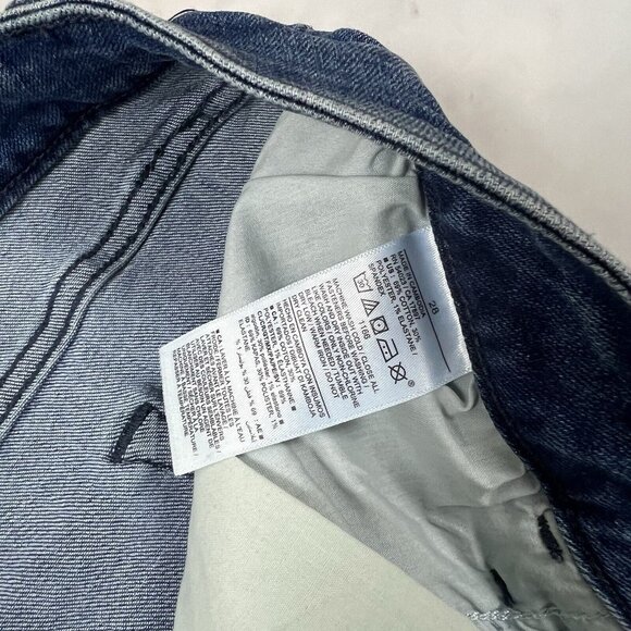 Old Navy Wow High Rise Straight Jeans Plus Size 28 Campache Wash Denim 734874 - Picture 7 of 10